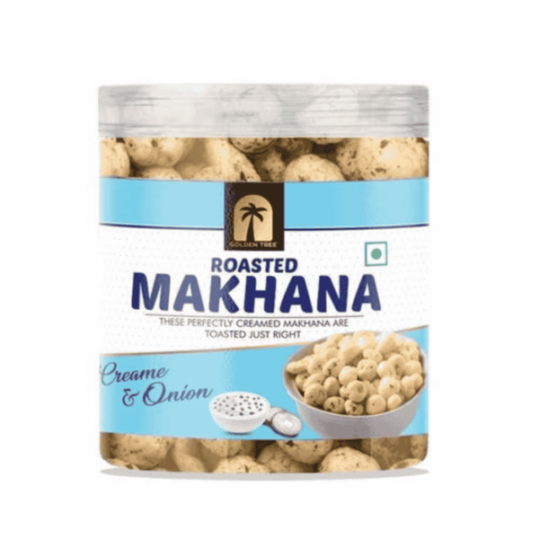 Esyko Cream & Onion Premium Roasted Flavored Makhana 50g