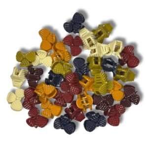Mini Hair Claw Clips – Multicolour Butterfly Design (Pack of 36)