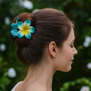 Flower Hair Claw Clip