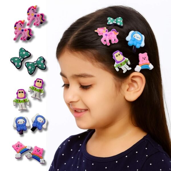 Hair clips set for baby girl