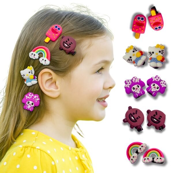 Hair clips set for baby girl