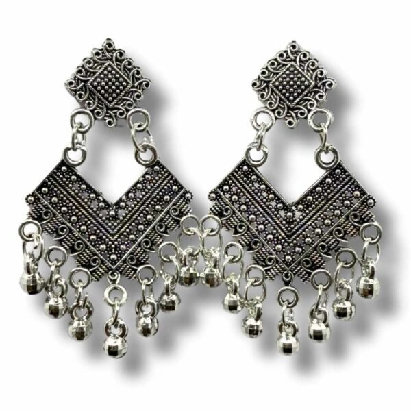 Antique Oxidised Earrings