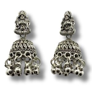 Oxidised Silver Earrings for Women
