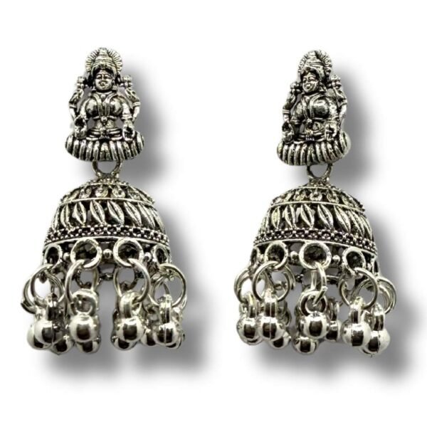 Oxidised Silver Earrings for Women