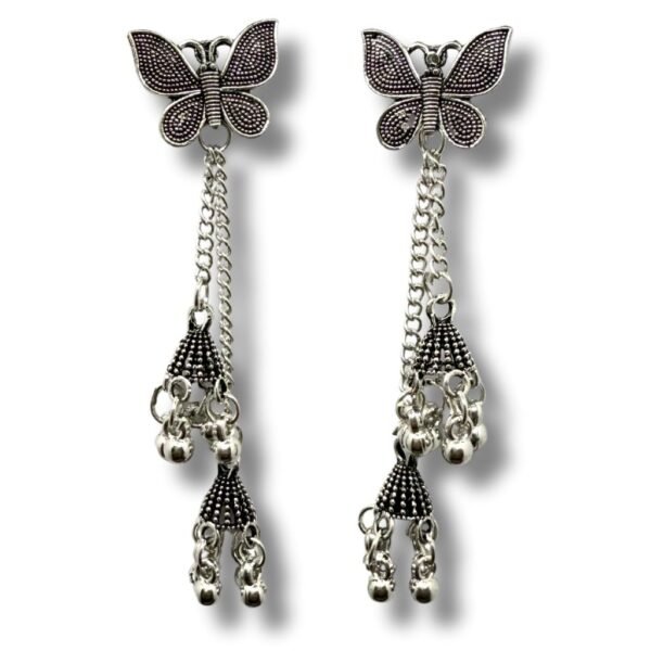 Oxidised Silver Earrings for Women