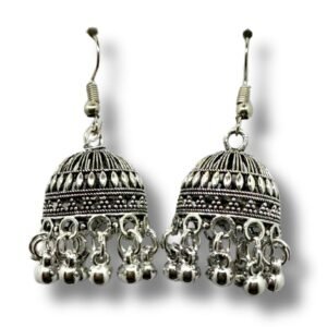 Oxidised Silver Earrings for Women