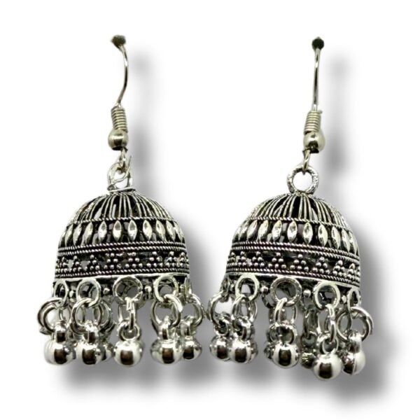 Oxidised Silver Earrings for Women