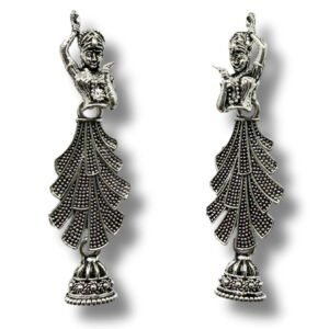 Oxidised Silver Earrings for Women