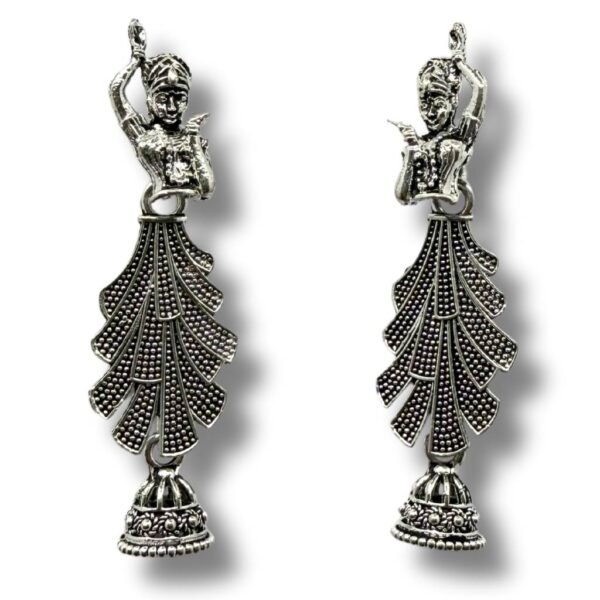 Oxidised Silver Earrings for Women