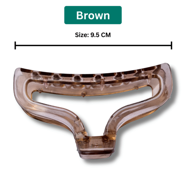 Large hair clutcher for thick hair | 9.5 cm Strong Grip Hair Clutcher - Image 7