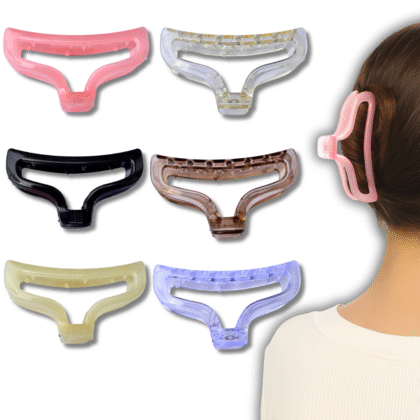 Large Hair Claw Clips for Women & Girls | 9.5 cm Strong Grip Hair Clutcher