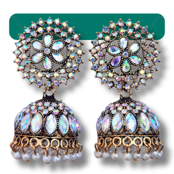 Traditional Antique Jhumka Earrings for Women & Girls - Image 5