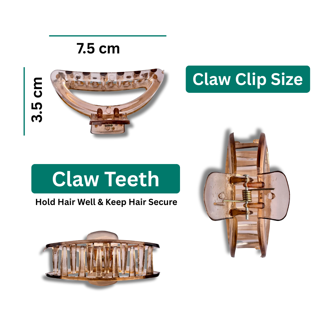 Best Hair Claw Clips Combo Best Hair Claw Clips Combo – 7.5 cm Strong Grip Hair Clutcher for Women & Girls