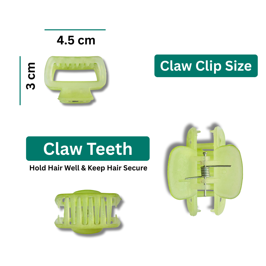 Hair clutcher combo Hair clutcher combo for Women & Girls – Medium 4.5 cm Strong Grip Hair Claw