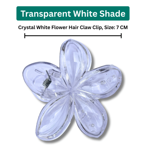 Flower Hair Claw Clip Combo 7 CM – Large Size Stylish Hair Accessories for Women & Girls - Image 7