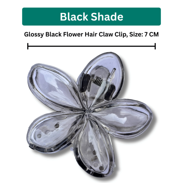 Flower Hair Claw Clip Combo 7 CM – Large Size Stylish Hair Accessories for Women & Girls - Image 8
