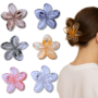 Flower Hair Claw Clip Combo