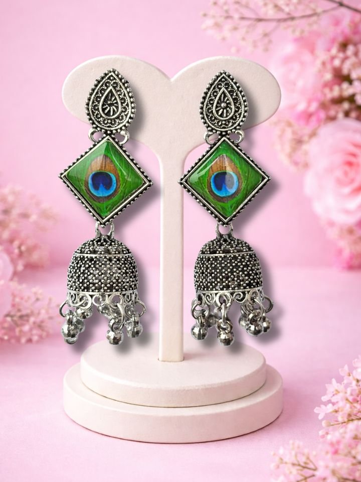 Peacock Feather Earrings for Women for Women & Girls Peacock Feather Earrings for Women for Women & Girls