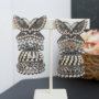 Esyko Vintage Oxidised Butterfly Jhumka Earrings for Women & Girls | Traditional Ethnic Party Wear Jewellery