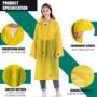 EVA Waterproof Unisex Rain Coat with Hood, Full Sleeves EVA Waterproof Unisex Rain Coat with Hood, Full Sleeves