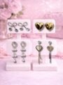 4 Pair Stylish Drop Earrings Combo Set for Women & Girls | Trendy Stud & Drop Earrings 4 Pair Stylish Drop Earrings Combo Set for Women & Girls | Trendy Stud & Drop Earrings