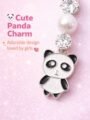 Esyko Panda Earrings For Girls | Crystal Stud Earrings | Cute Drop Earrings For Women & Girls