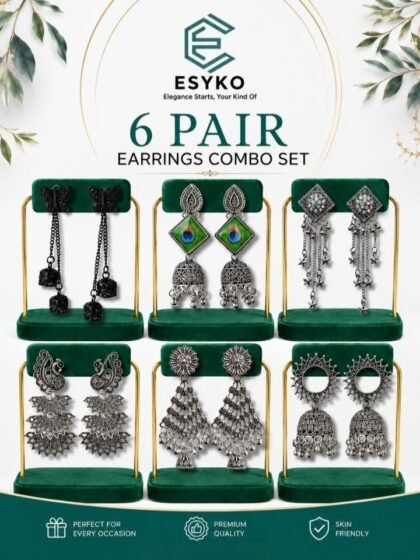 Buy Trendy Earrings, Hair Claw, Lunch Boxes Online | Esyko