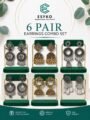 6 Pair Oxidised Silver and Gold Jhumka Earrings Combo