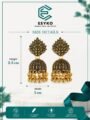 Gold Oxidised Dangler Earrings | Traditional Dangler Party Wear Earrings