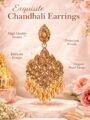 Gold Plated Stone Dangler Earrings for Women | Stone Studded Ethnic Drop Earrings | Party Wear Traditional Earrings for Girls