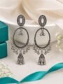 Stylish Long Oxidised Dangler Earrings For Girls