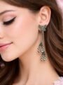Butterfly Design Oxidised Earrings for Women & Girls