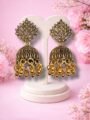 Gold Oxidised Dangler Earrings | Traditional Ethnic Dangler Earrings