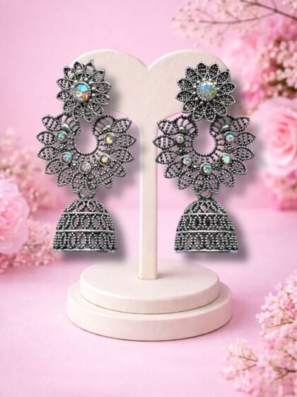 Esyko Oxidised Dangler Earrings For Women | Ethnic Party Wear