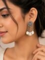 Shell Drop Earrings for Women | Ethnic Dangler Earrings