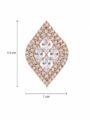Esyko Rose Gold Stud Earrings for Women | Stone Stud Earrings for Girls
