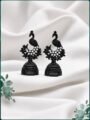 Black Peacock Dangler Jhumka Earrings for Women | Oxidised Peacock Jhumki Black Peacock Dangler Jhumka Earrings for Women | Oxidised Peacock Jhumki
