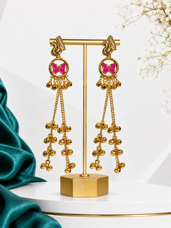 Shop stylish Butterfly Design Kashmiri Earrings by Esyko