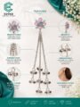 Buy Pink Stone Kashmiri Earrings for Women | Long Ghungroo Dangler Earrings – Esyko