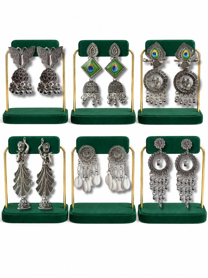 Earrings Combo for Women 6 Pair