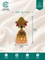 Esyko Floral Kundan Jhumka Earrings for Women | Gold Plated Ethnic Traditional Pearl Drop Jhumka Earrings | Festive Wedding Jewellery