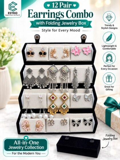 Buy Trendy Earrings, Hair Claw, Lunch Boxes Online | Esyko