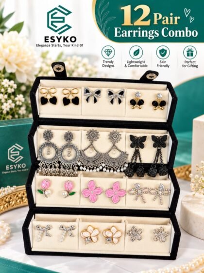 Buy Trendy Earrings, Hair Claw, Lunch Boxes Online | Esyko
