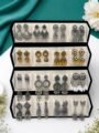 16 Pair Oxidised Earrings Combo Set for Women with Gift Box